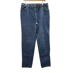 Vintage White Tab Levi's Mom Jeans Sz 20 Fits 34 W x 32 L High Rise, Tapered USA